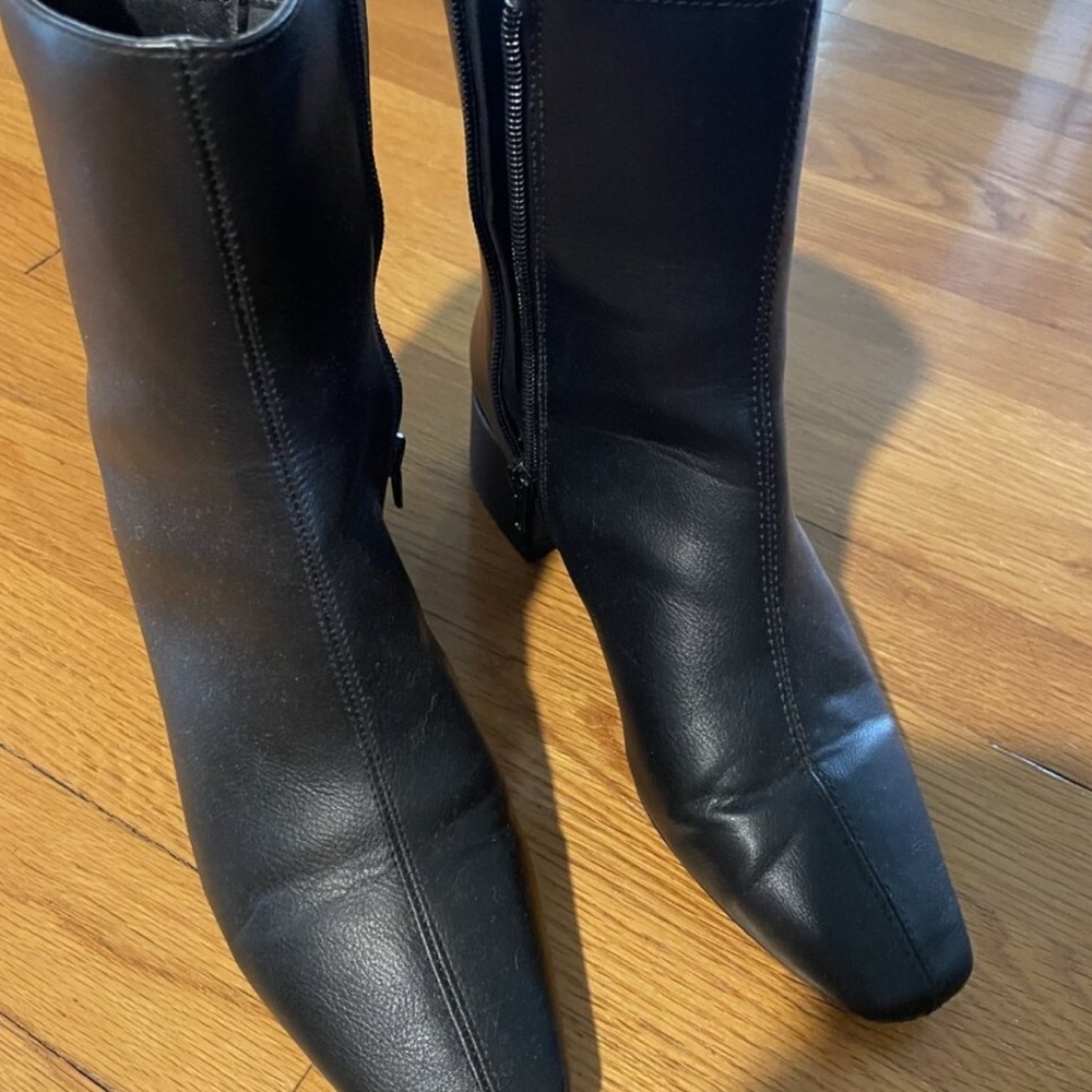 J. Crew Factory Black Ankle Booties - Picture 2 of 6